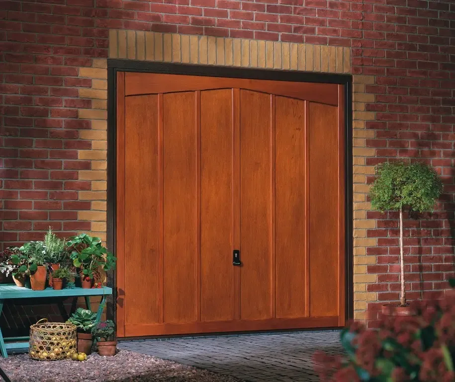 Wooden garage door Cheshire