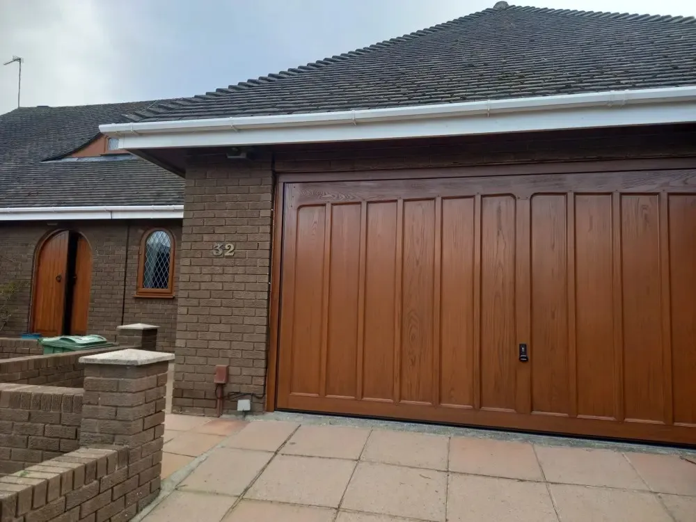 Garage door installation in Cheshire